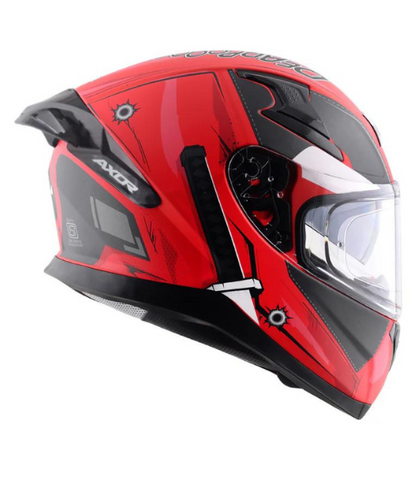 Axor Apex Marvel Deadpool Helmet - Dull Red Black