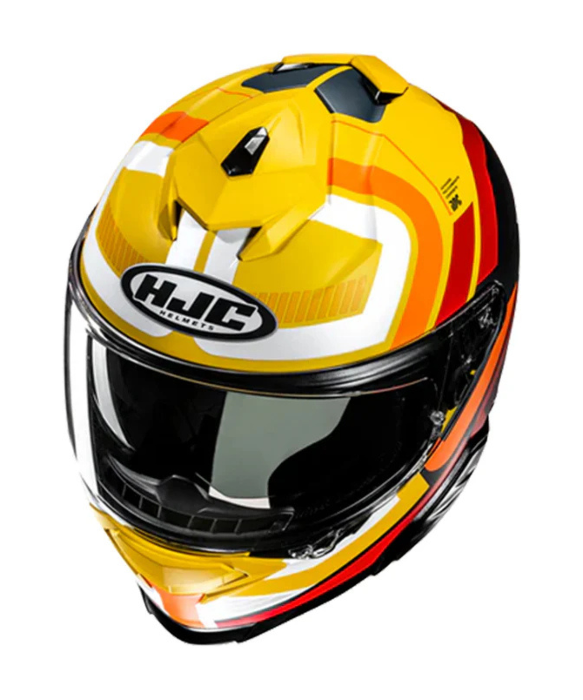 HJC I71 Viz MC3SF Helmet - Yellow Red - HJC