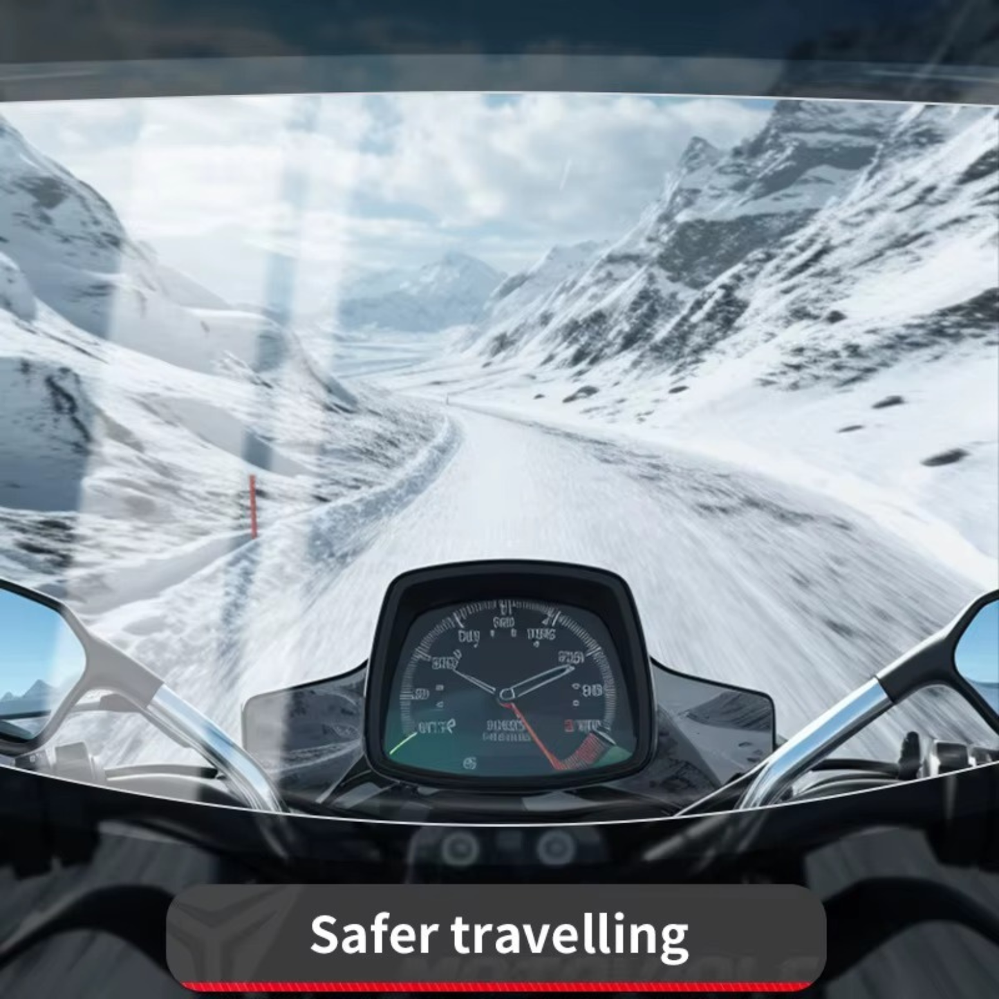 Motowolf Helmet Visor Anti-Fog Sticker - 1912B