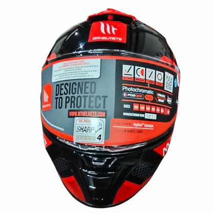 MT Blade 2 SV Rhapsody B5 Helmet - Gloss Black Red