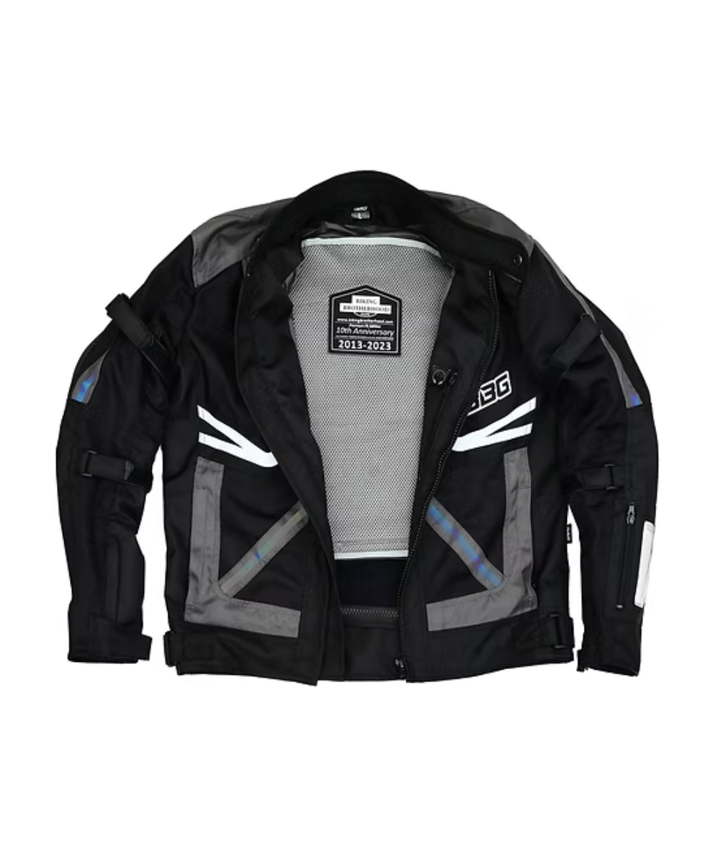 BBG Indy Riding Jacket without Liner - Grey