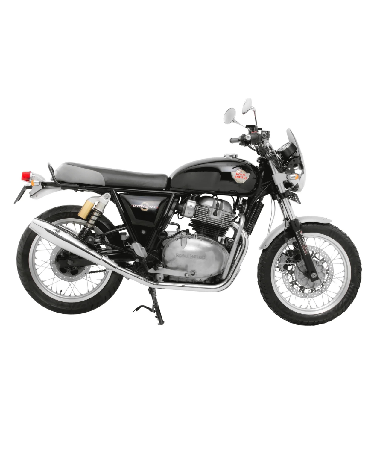 Red Rooster Performance Stellar Exhaust For Royal Enfield Interceptor 650 / GT 650 - Silver Polish