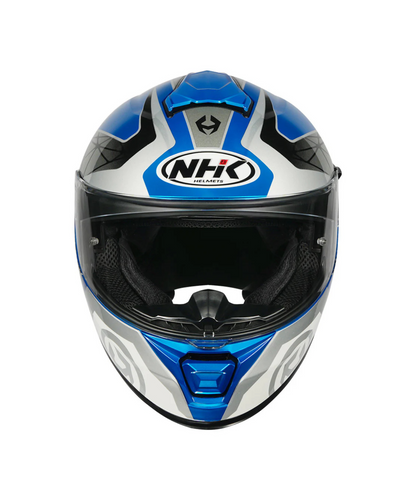 NHK K5R Commutrack Helmet - Black White Blue