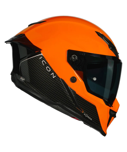 Korda Icon Duo Helmet - Gloss Black Orange
