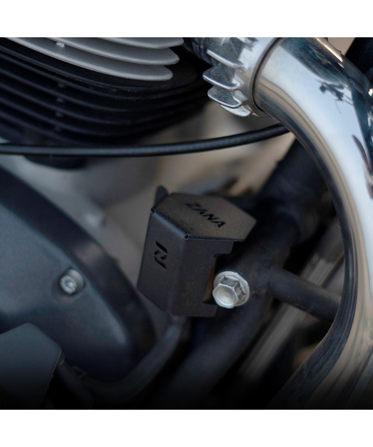 Zana Royal Enfield Super Meteor 650 Aluminium Rear Oil Reservoir Hex Cover - ZI-8355 - Zana
