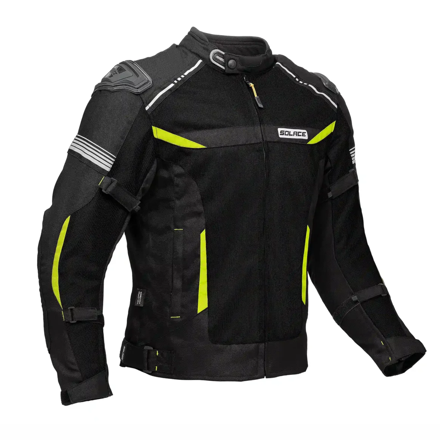 Solace Ramble V2.0 Motorcycle Riding Jacket - Black Neon