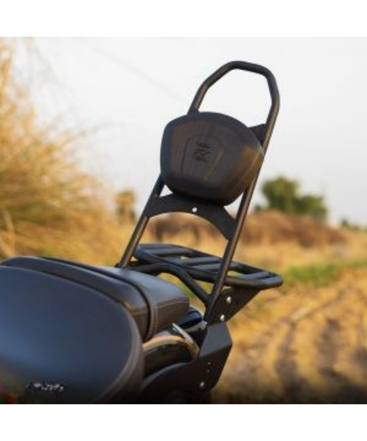 Zana Royal Enfield Super Meteor 650 Top Rack with Pillion Backrest - ZI-8316 - Zana