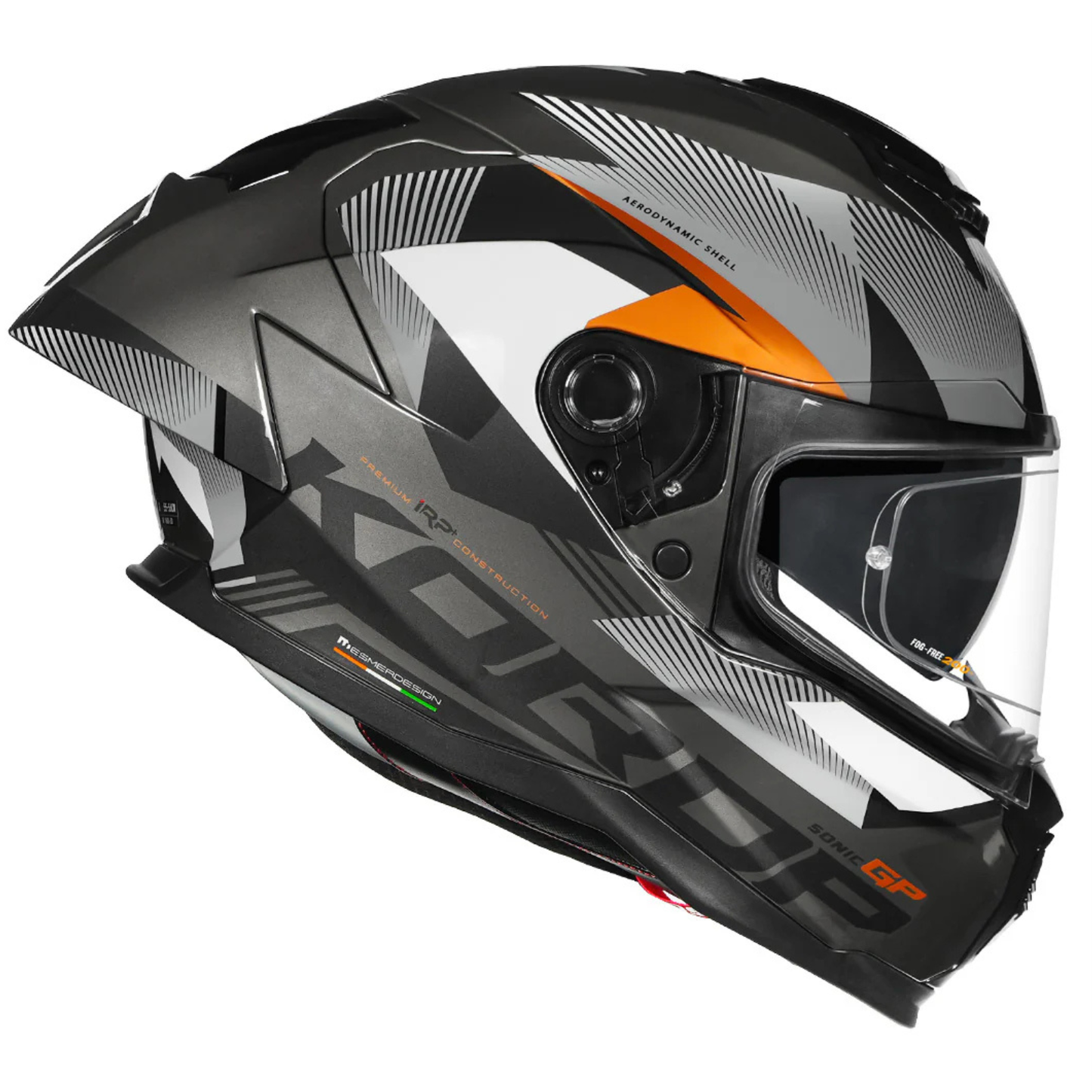 Korda Sonic GP Brave Helmet - Gloss Grey Gold