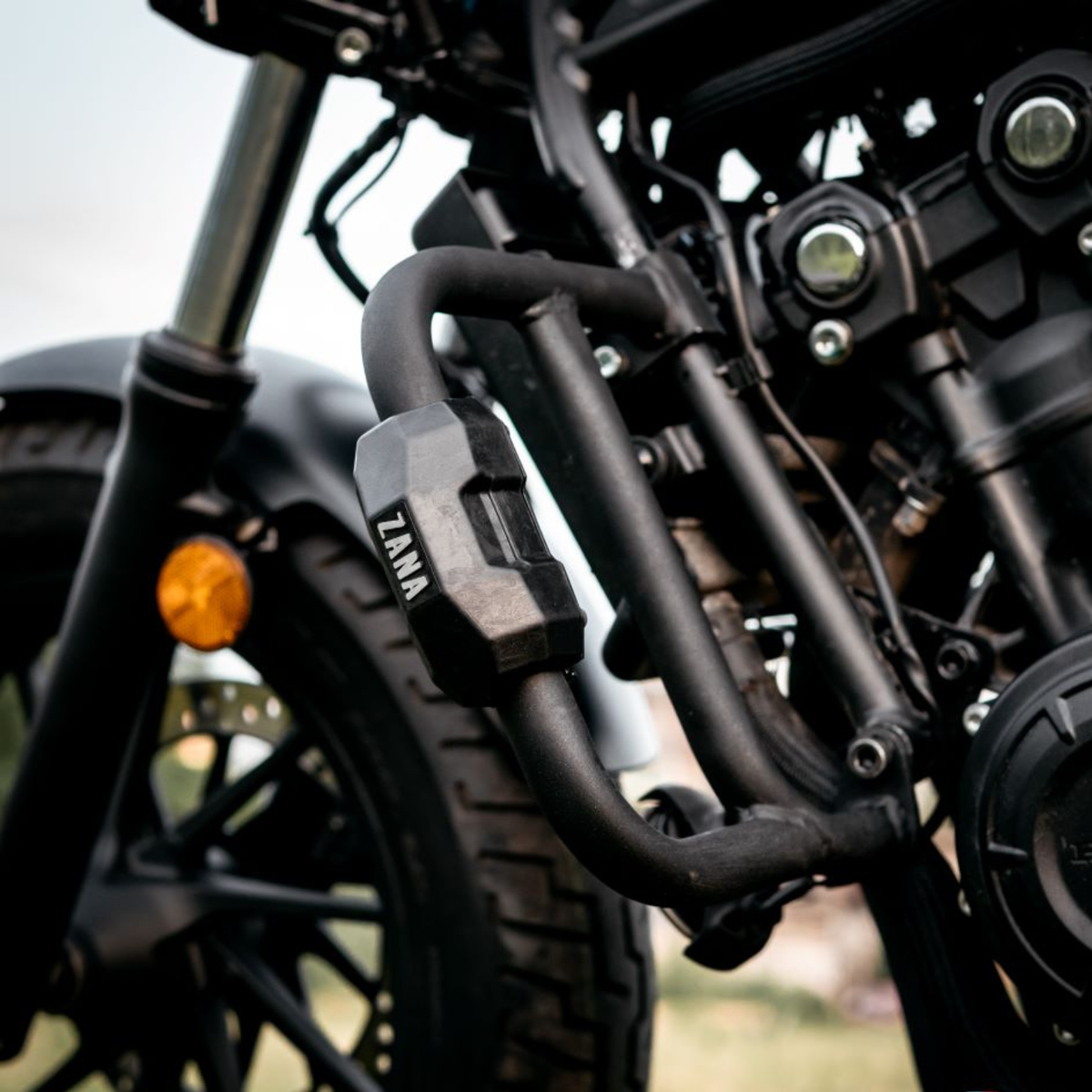 Zana Honda Rebel 500 Crash Guard With Puck Slider - Black - ZI-8624 - Zana