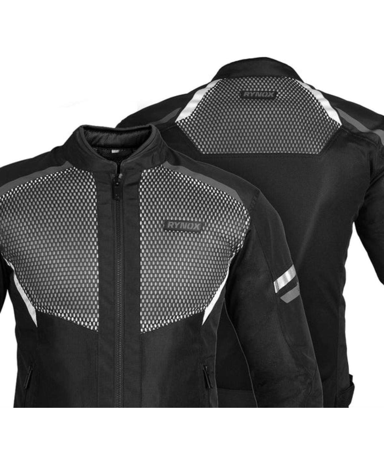 Rynox Helium GT3 Jacket - Black White
