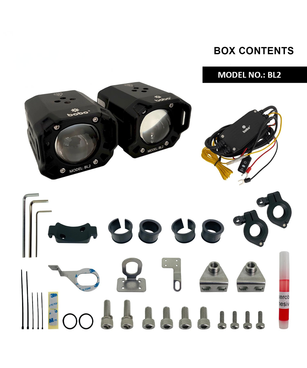 BOBO BL2  Premium 60W LED Auxiliary Lights Dual Colour