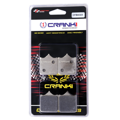 Crank1 Carbon Brake Pads for Triumph Speed Twin 1200 (2019 Onwards)