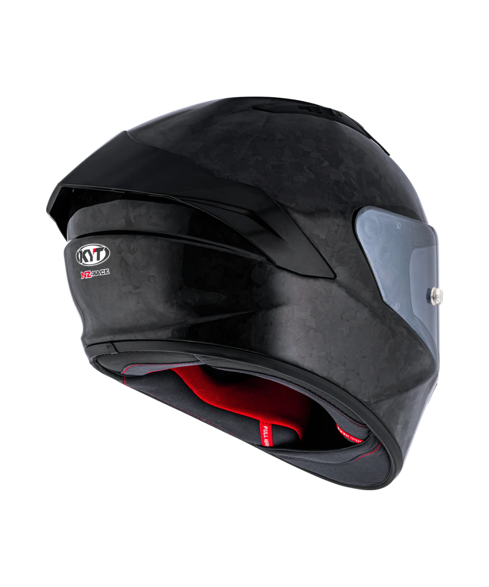 KYT NZ Race Forged Carbon Helmet  - Gloss Black