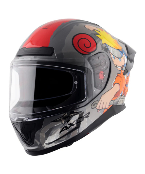 Axor Saber Naruto Helmet - Gloss Black Orange