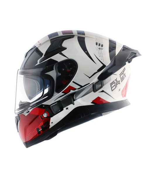 Axor Apex Hex-2 Helmet - White Red