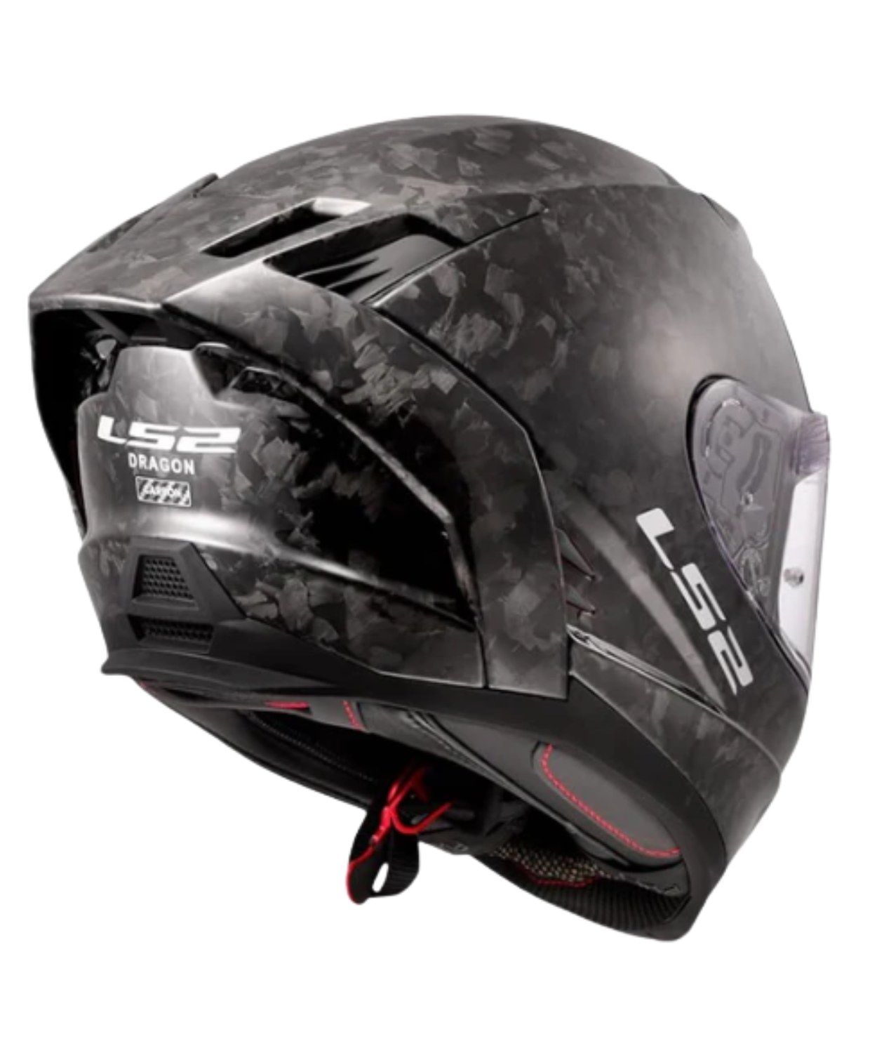 LS2 FF807 Dragon Forged Carbon Fiber Helmet (EE 22.06) - Matt Black