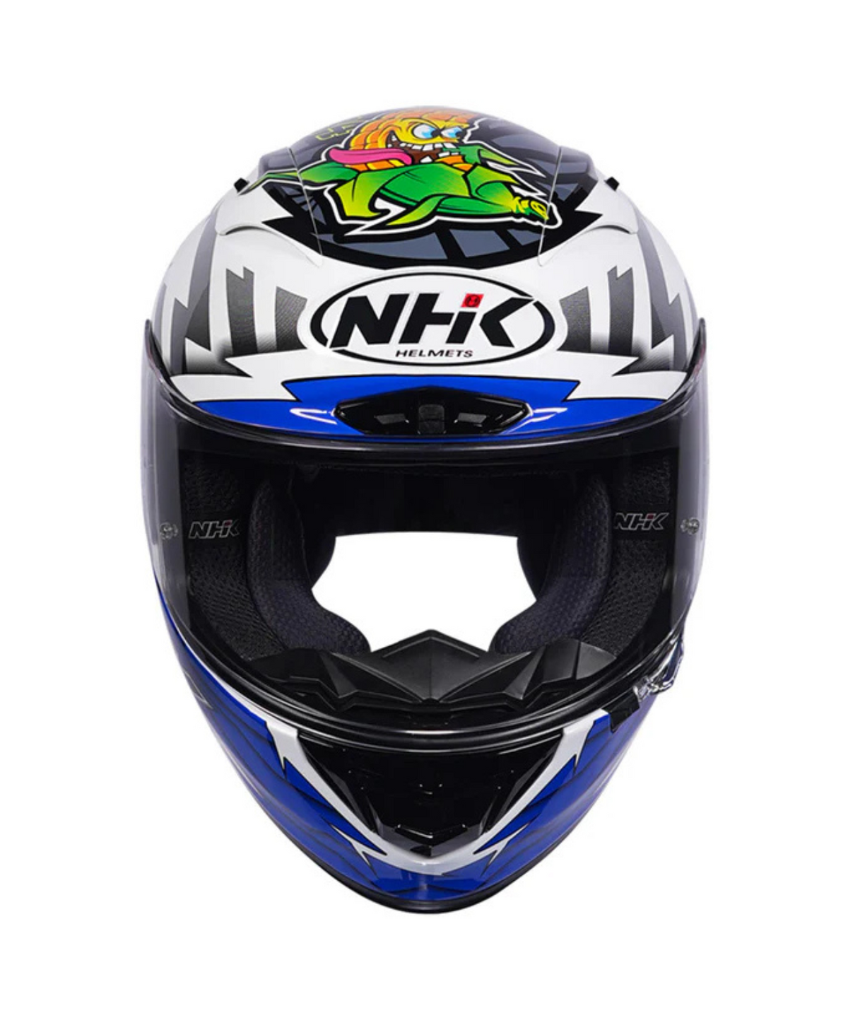 NHK GP R Tech Street Jakub Helmet - White Orange - NHK