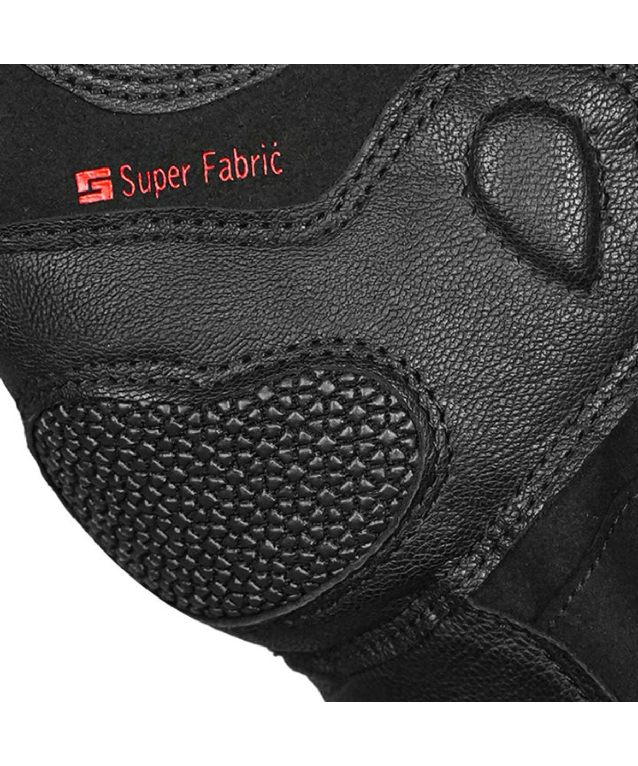 Korda Hybrid Riding Gloves with D3O - Black Red