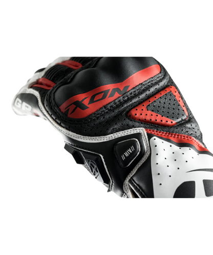 Ixon GP5 Air Riding Gloves - Black White Red