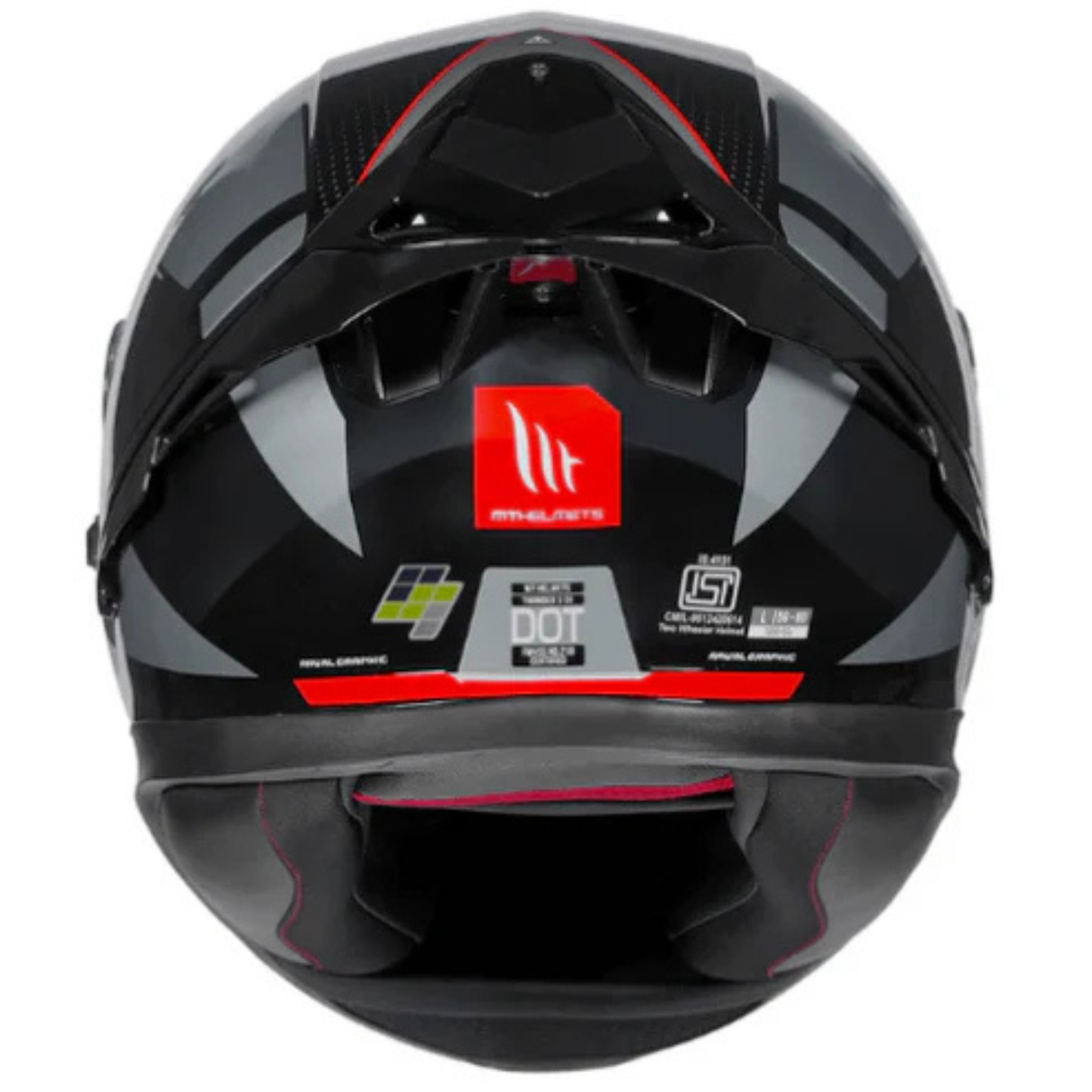 MT Thunder 3 SV Pro Arual B1 Helmet - Gloss Grey Black Pink