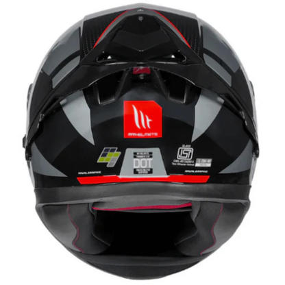 MT Thunder 3 SV Pro Arual B1 Helmet - Gloss Grey Black Pink