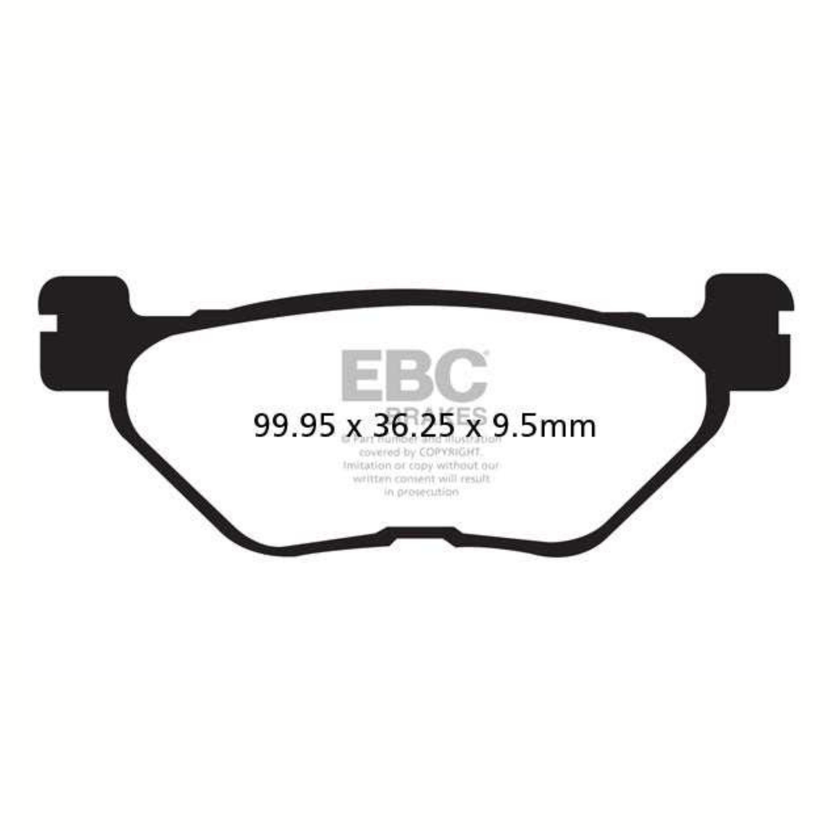EBC Brake Pads - Double H Sintered Rear Brakes - FA319/2HH - EBC Brakes