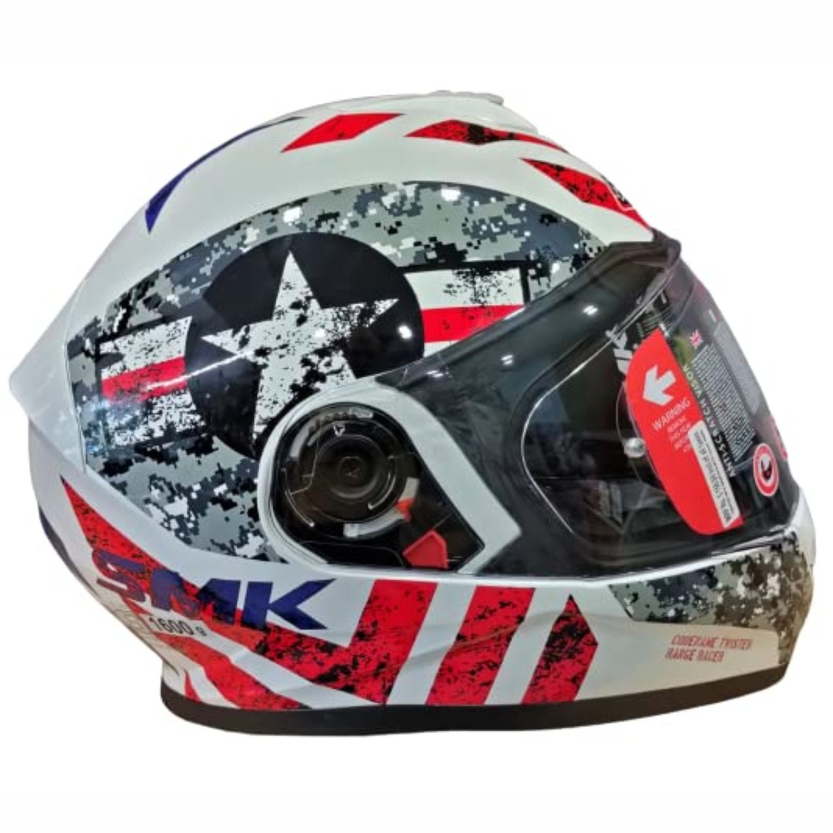 SMK Twister Captain Graphic GL163 Helmet - SMK