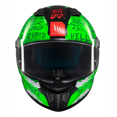 MT Stinger 2 Ardent C6 Helmet - Gloss Black Green