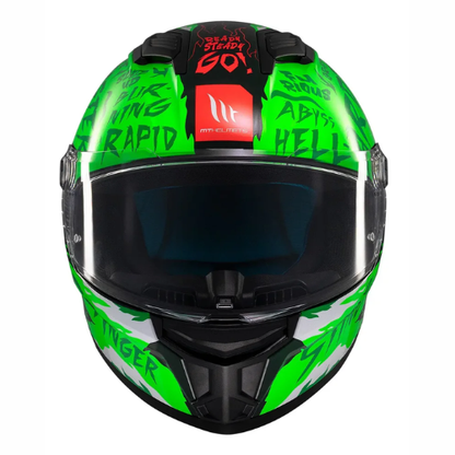 MT Stinger 2 Ardent C6 Helmet - Gloss Black Green