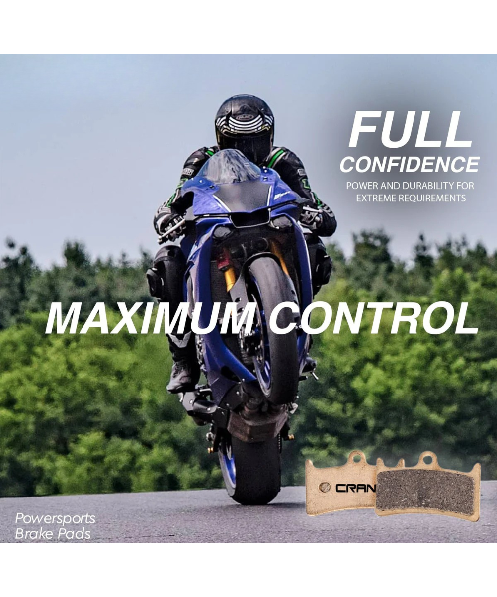 Crank1 Ceramic Brake Pads for Bajaj Pulsar 220 F (2023-2025)