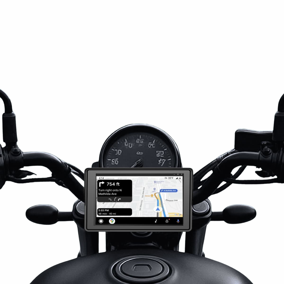 Simtac M4D Motorcycle GPS CarPlay And Android Auto System - Simtac