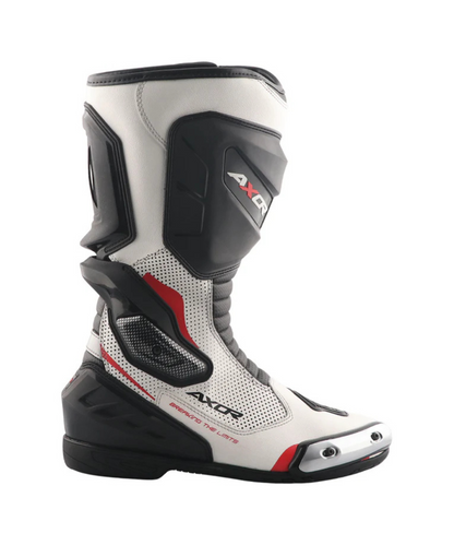 Axor Racer Tec Riding Boots - Black White Red