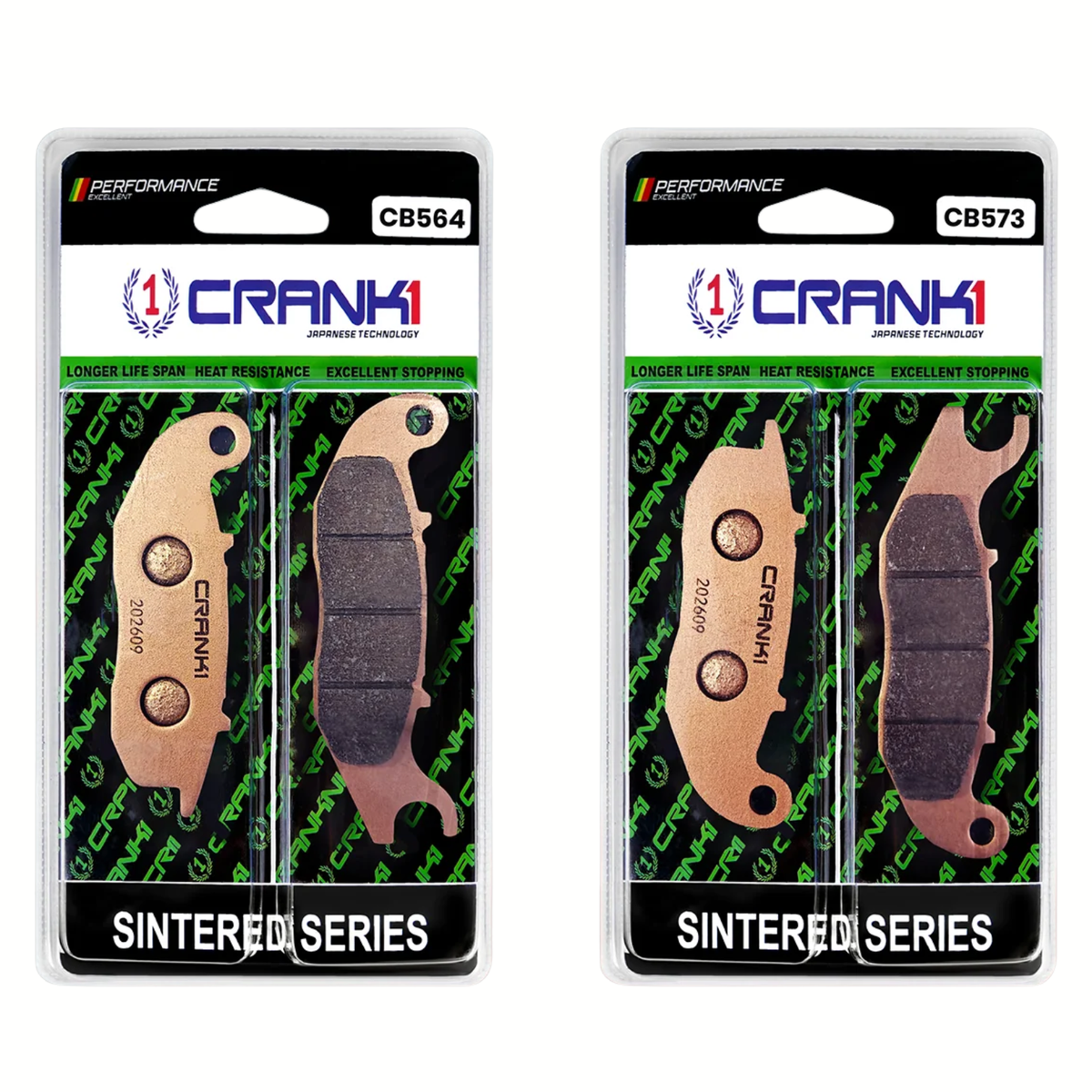 Crank1 Honda XL750 Transalp (2023 Onwards) Sintered Brake Pads - Crank 1