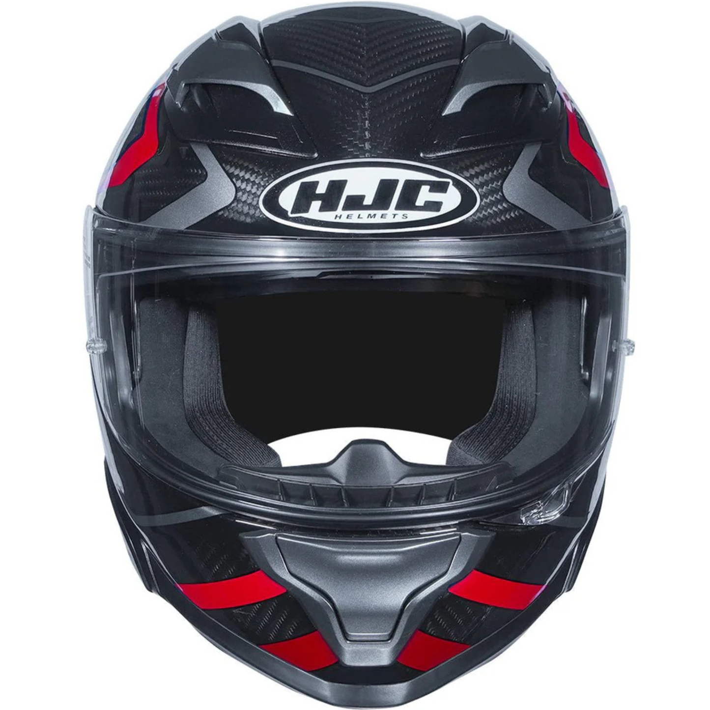 HJC F71 (F7X) Nevio Carbon Fiber MC1 Helmet (ECE 22.06) - Black Red