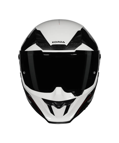 Korda Icon NYX Helmet - Gloss Black White