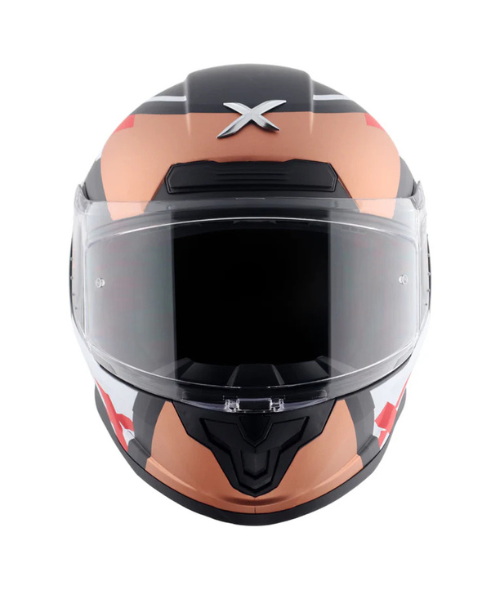 Axor Saber X-Sport Helmet - Dull Black Orange