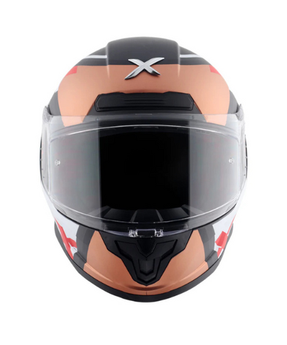 Axor Saber X-Sport Helmet - Dull Black Orange