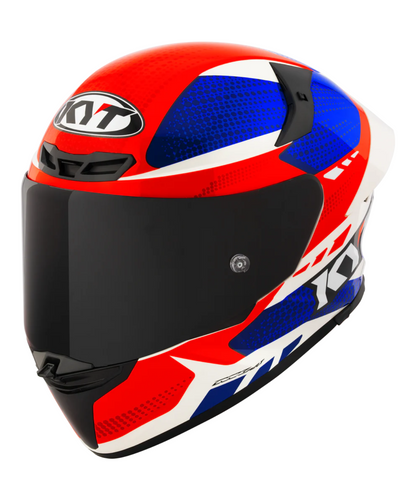 KYT TT-Revo Gear Helmet - Gloss Blue Red