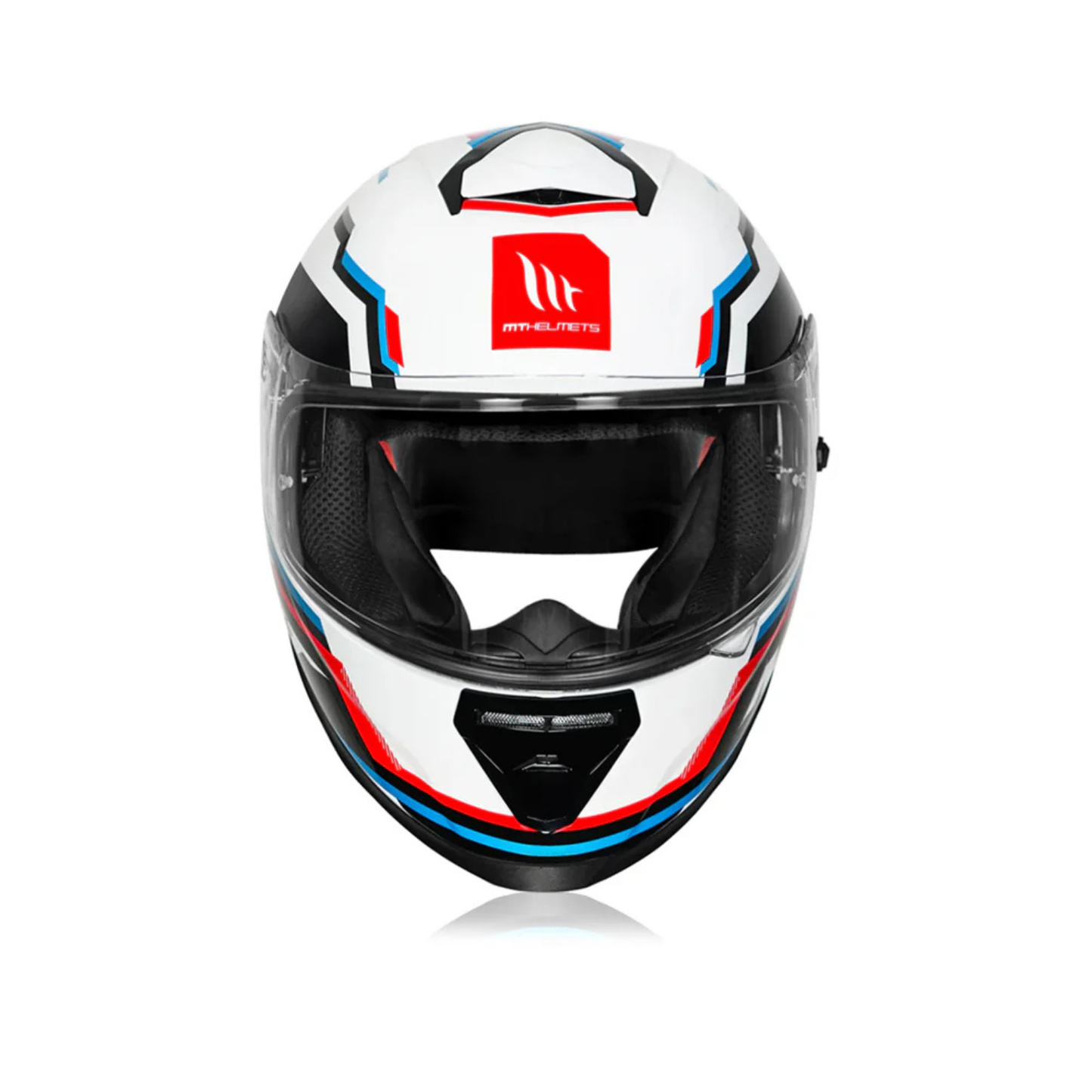 MT Thunder 3 SV Pro Blaze A7 Helmet - Gloss White Blue Red