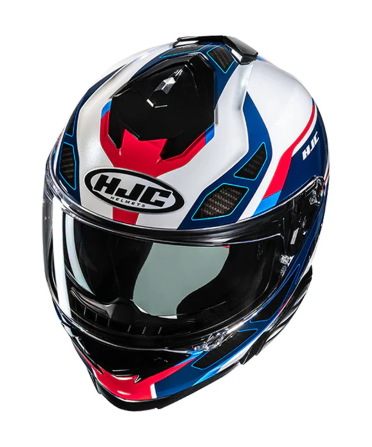 HJC I71 Zest MC21 Helmet - White Red Blue