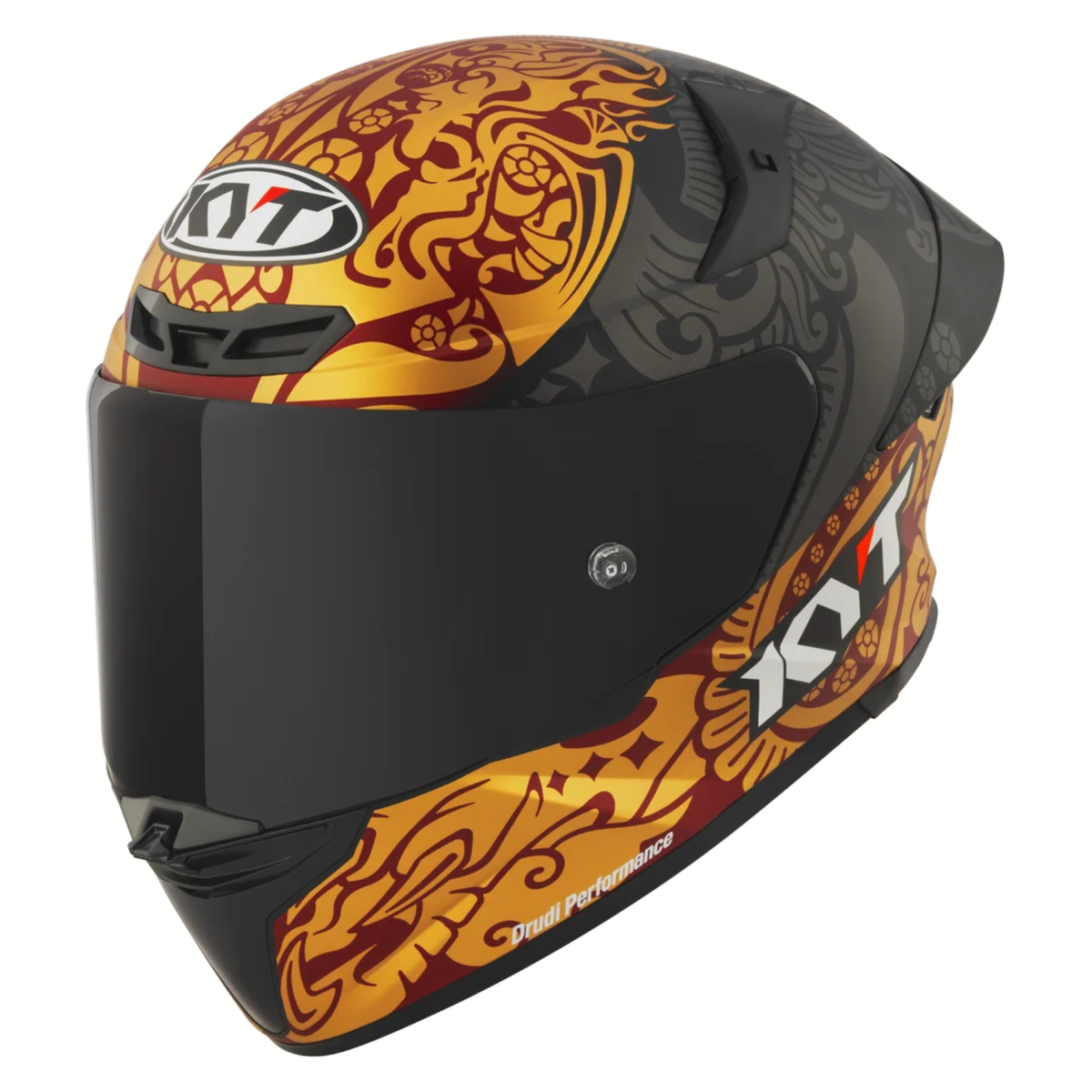KYT TT-Revo Enea Bastianini Indonesia Replica 2023 Helmet - Matt Black
