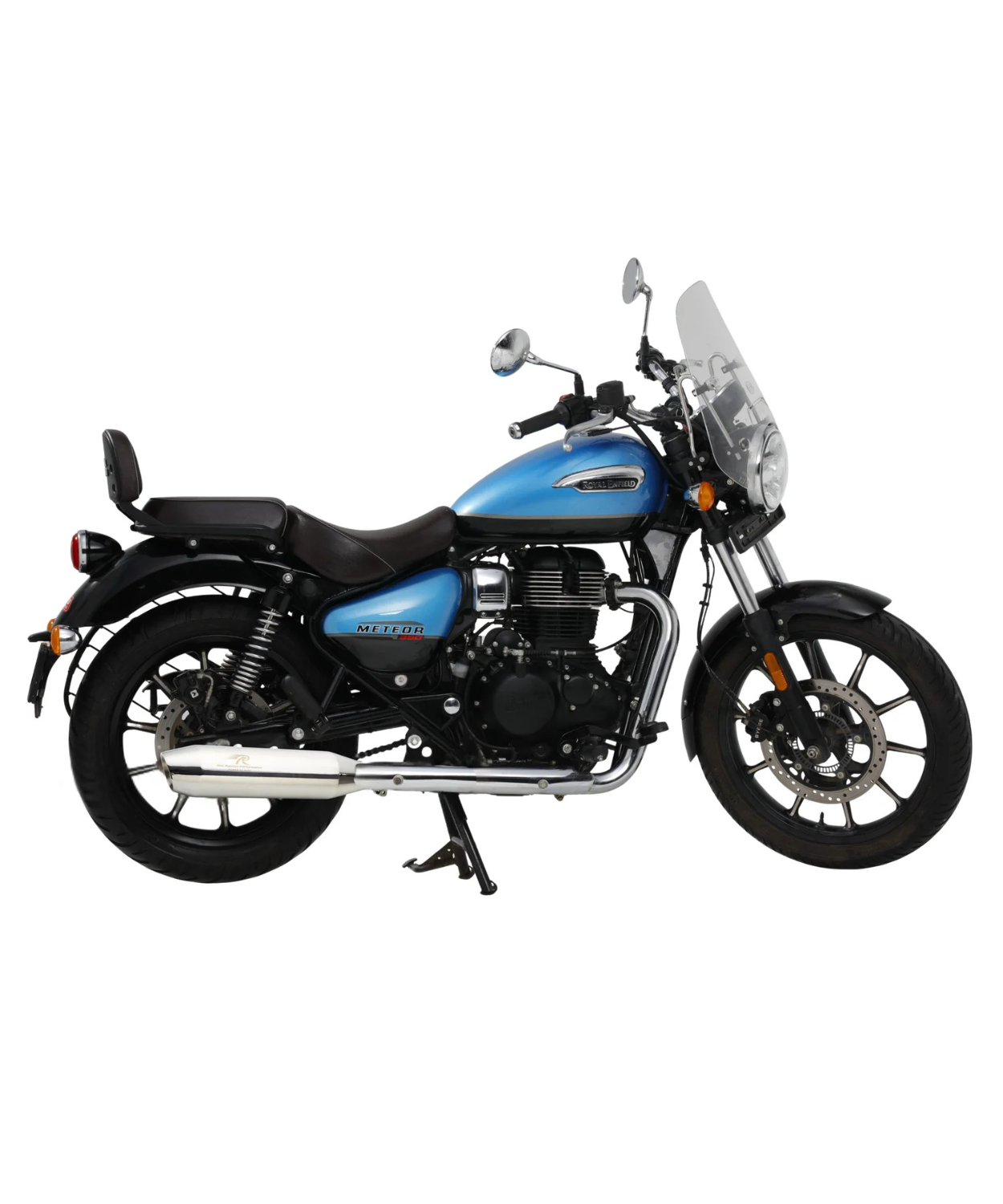 Red Rooster Performance Rumbler Max for Hunter 350 / Classic Reborn 350 / Meteor 350 - Silver Matte