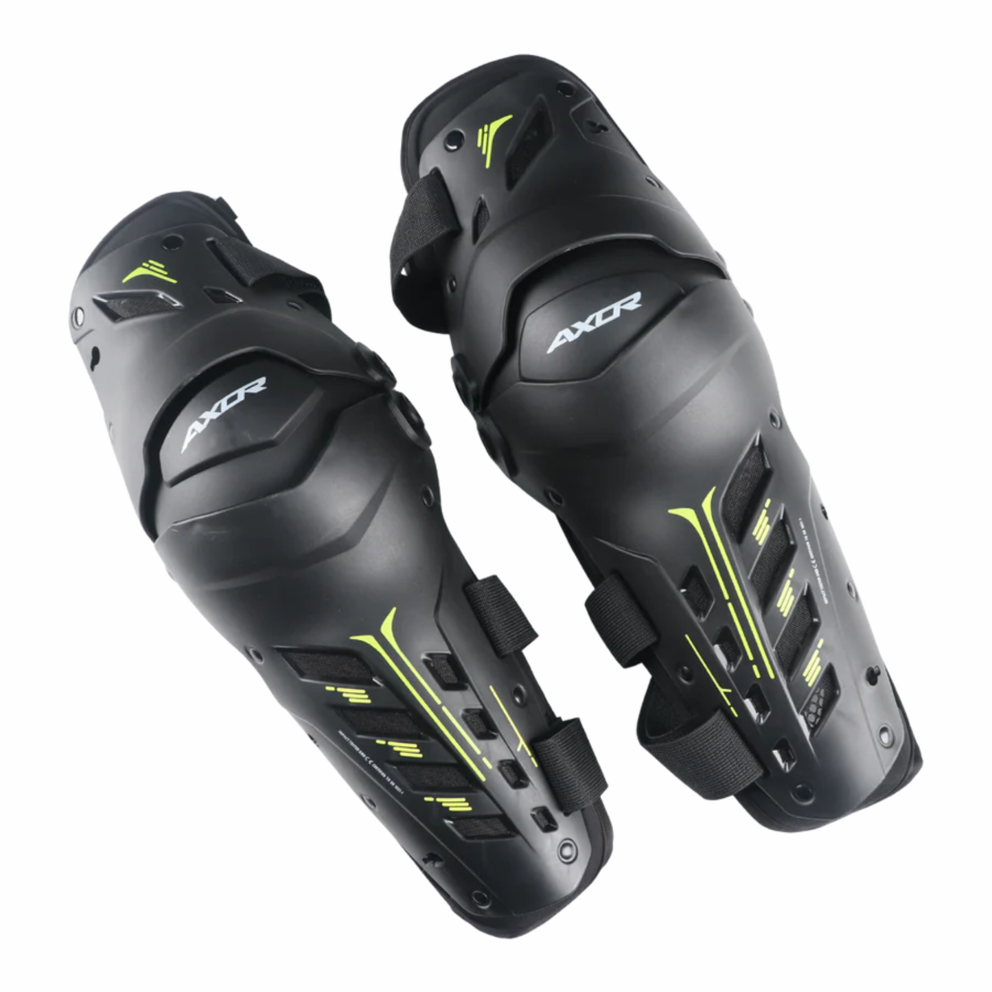 Axor Impact-X Knee Guard - Black Neon Yellow