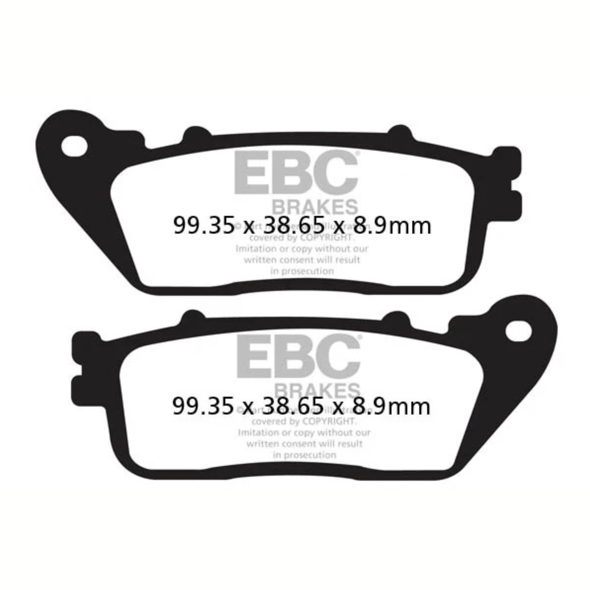 EBC Honda CB 1000R Non ABS (2009-2015) Fully Sintered Brake Pads