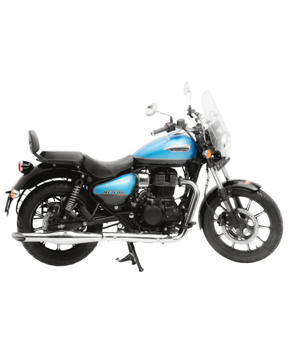 Red Rooster Performance Rumbler Ace Exhaust For Classic Reborn 350 / Meteor 350 / Goan Classic 350 /Bullet 350(2025) - Silver Polish