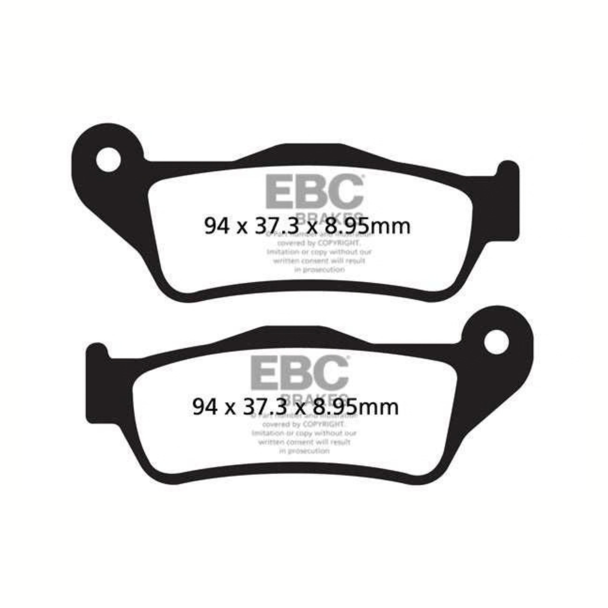 EBC Brake Pads - Double H Sintered Rear Brakes - FA643HH - EBC Brakes