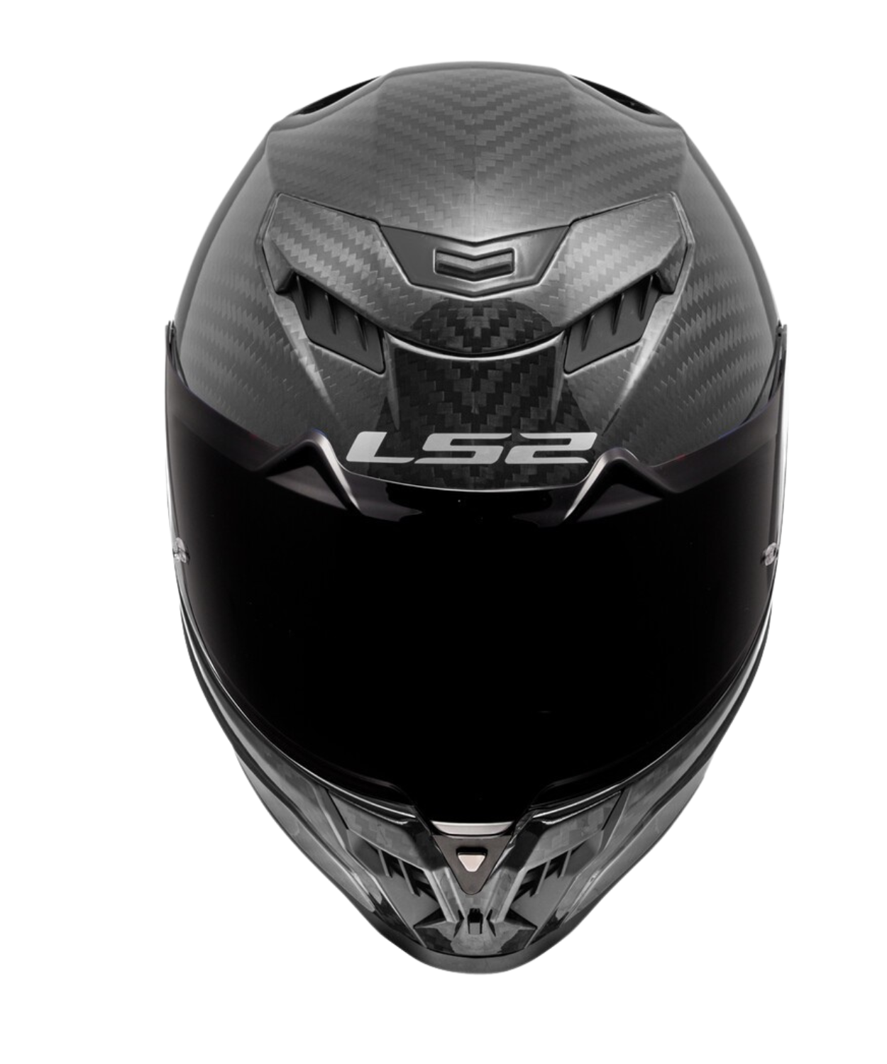 LS2 FF807 Dragon Solid Carbon Fiber Helmet (EE 22.06) - Gloss Black