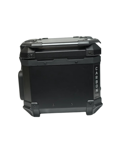 Kolga Bros Aluminium Alloy Carbon Moto Trunk 55L Top Box - Black  - KBMT-05-55