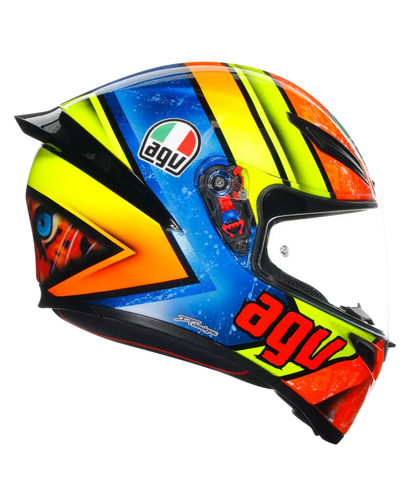 AGV K1 S Izan Helmet - Gloss Orange Yellow Blue