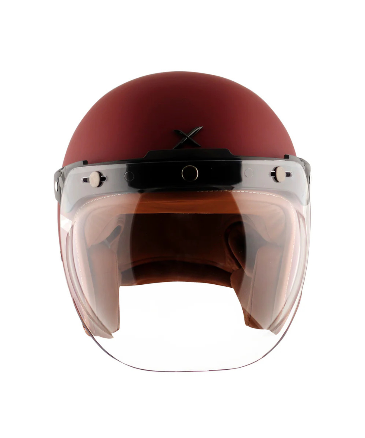 Axor Retro Jet Helmet - Dull Chestnut Red